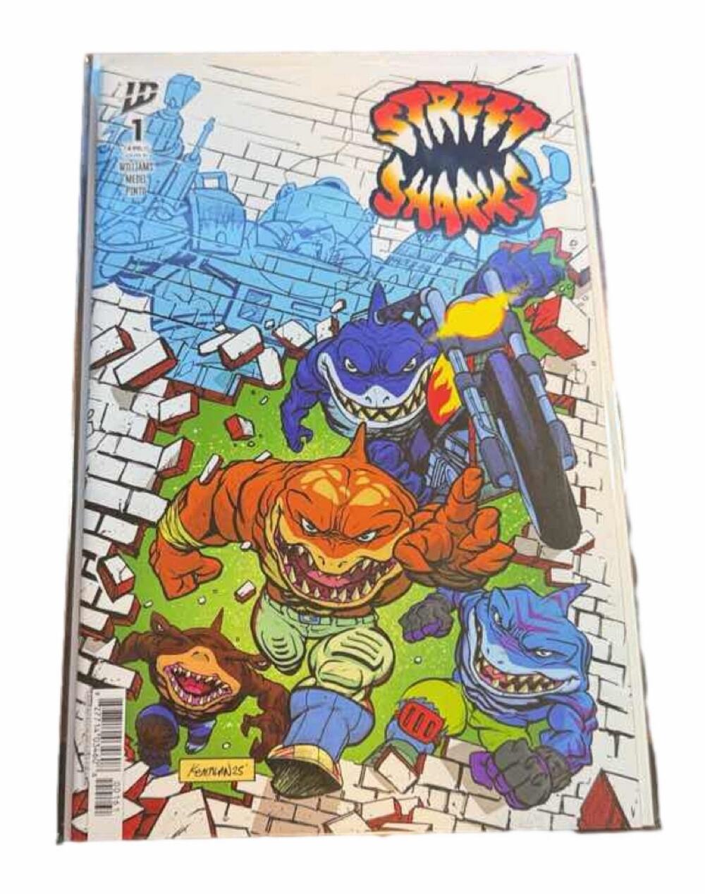 Street Sharks Issue One Cover A IDW Publishing 2025 Comic Book